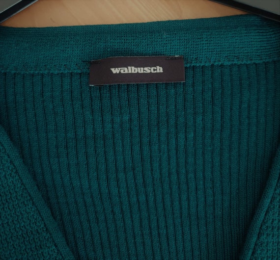 Vintage Men Merino Wool Knit Vest Size XXL/3XL Da… - image 5