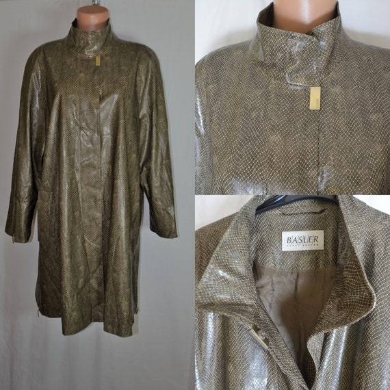 Vintage Basler Women Raincoat Size M/L Windbreake… - image 1
