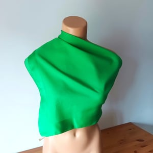 Vintage Green Satin Square Scarf Solid Green Scarf Neckscarf Women Minimalist Green Kerchief Simple Green All Seasons Black Square Scarf