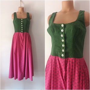 Vintage Dirndl Dress Etsy