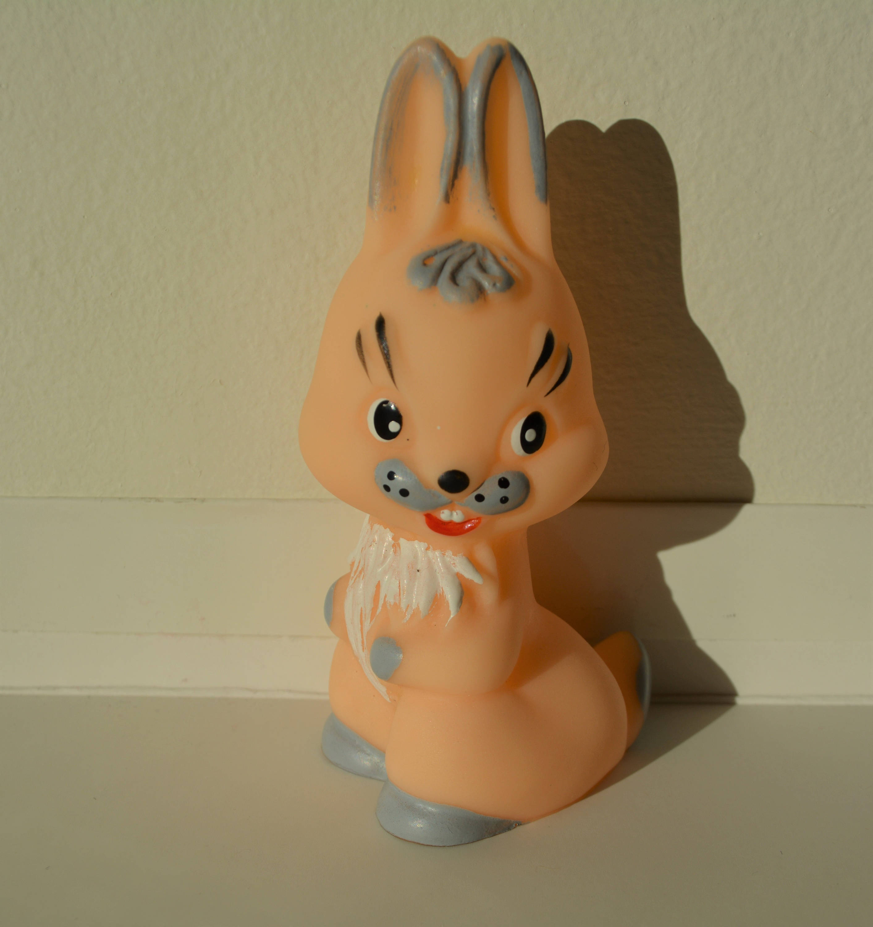 Soviet Collectible Rubber Toy Rabbit Hare Bunny from SSSR, USSR Vintage ...