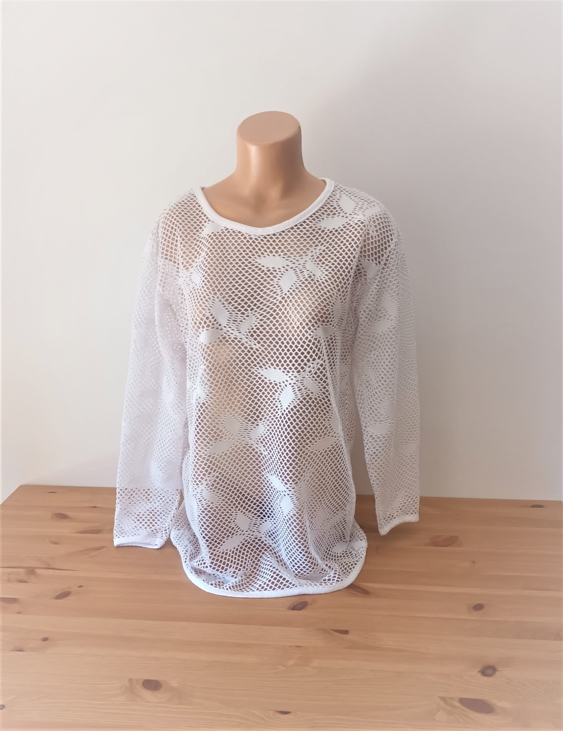 Vintage Women White Mesh Top Size S/M White Floral Top Stretch Top Long Sleeve See Through Top Top 80's 90's Mesh Top Y2K Style Mesh Top - Etsy Vintage Women White Mesh Top Size S/M White Floral Top Stretch Top Long Sleeve See Through Top Top 80's 90's Mesh Top Y2K Style Mesh Top - Etsy