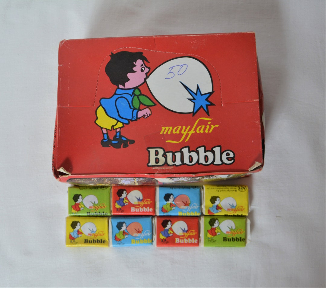 4 Pieces Vintage Original Mayfair Gum Unused Sealed Chewing