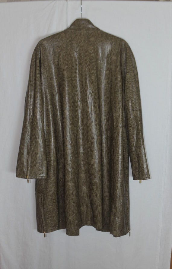 Vintage Basler Women Raincoat Size M/L Windbreake… - image 4