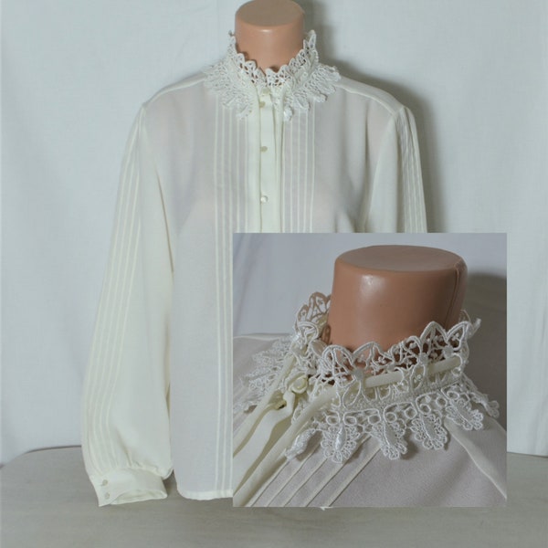 Cream Lace Collar Etsy
