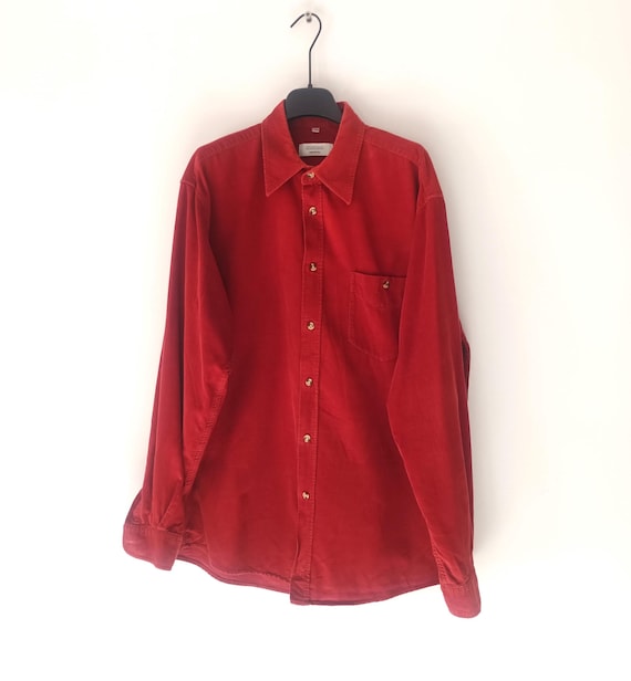 red velvet dress shirt mens Men's Velvet slim fit shirts men - Ultra-Thin, Long-Sleeved, Party & Evening Dress for Autumn/Winter 2024