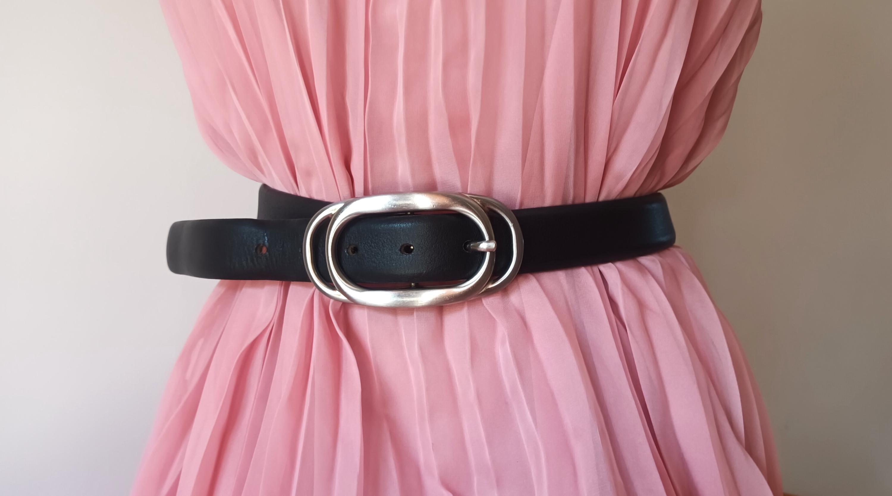 Boucle De Ceinture Femme Plastique - Rose, Blanc, Noir - Fabrication Italienne