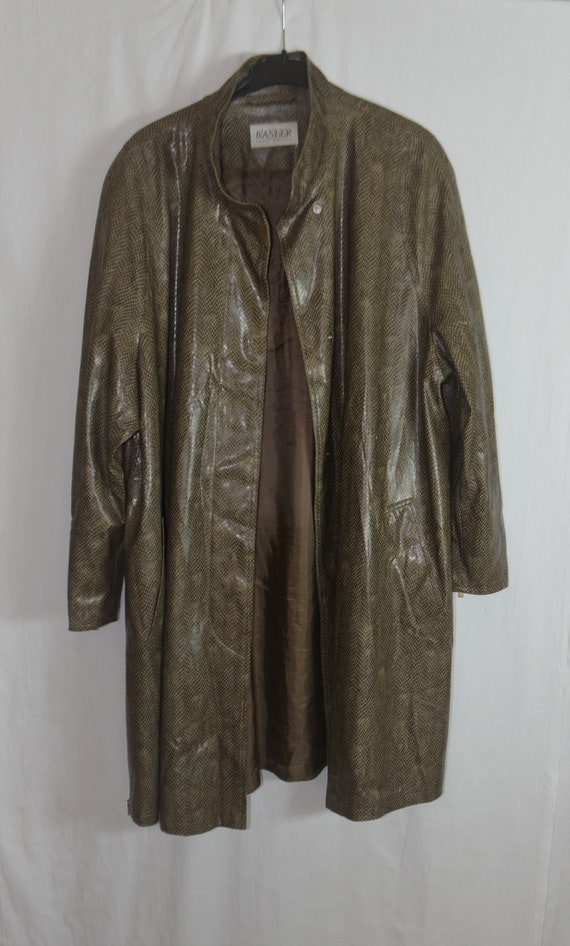 Vintage Basler Women Raincoat Size M/L Windbreake… - image 7
