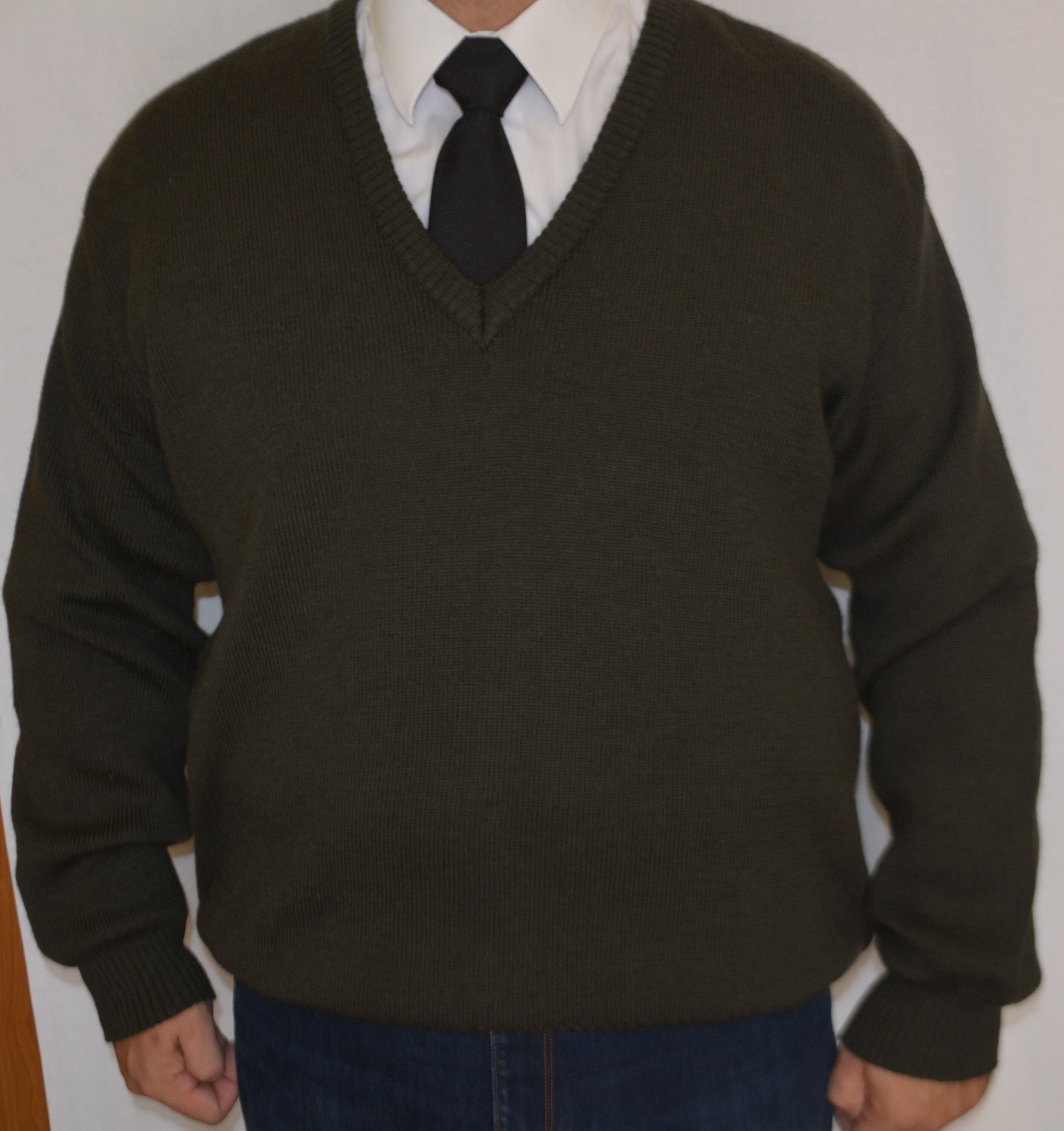 Vintage Men's Army Wool Sweater Size XXL Wool Pullover Etsy UK