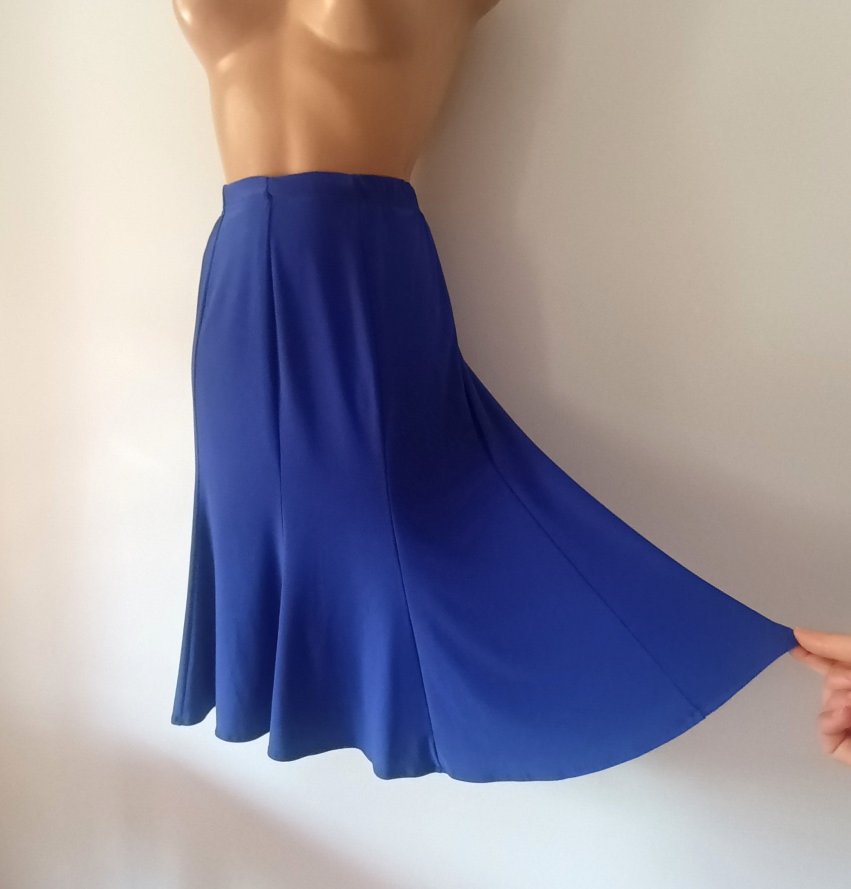 Kobalt blauwe rok Etsy Nederland