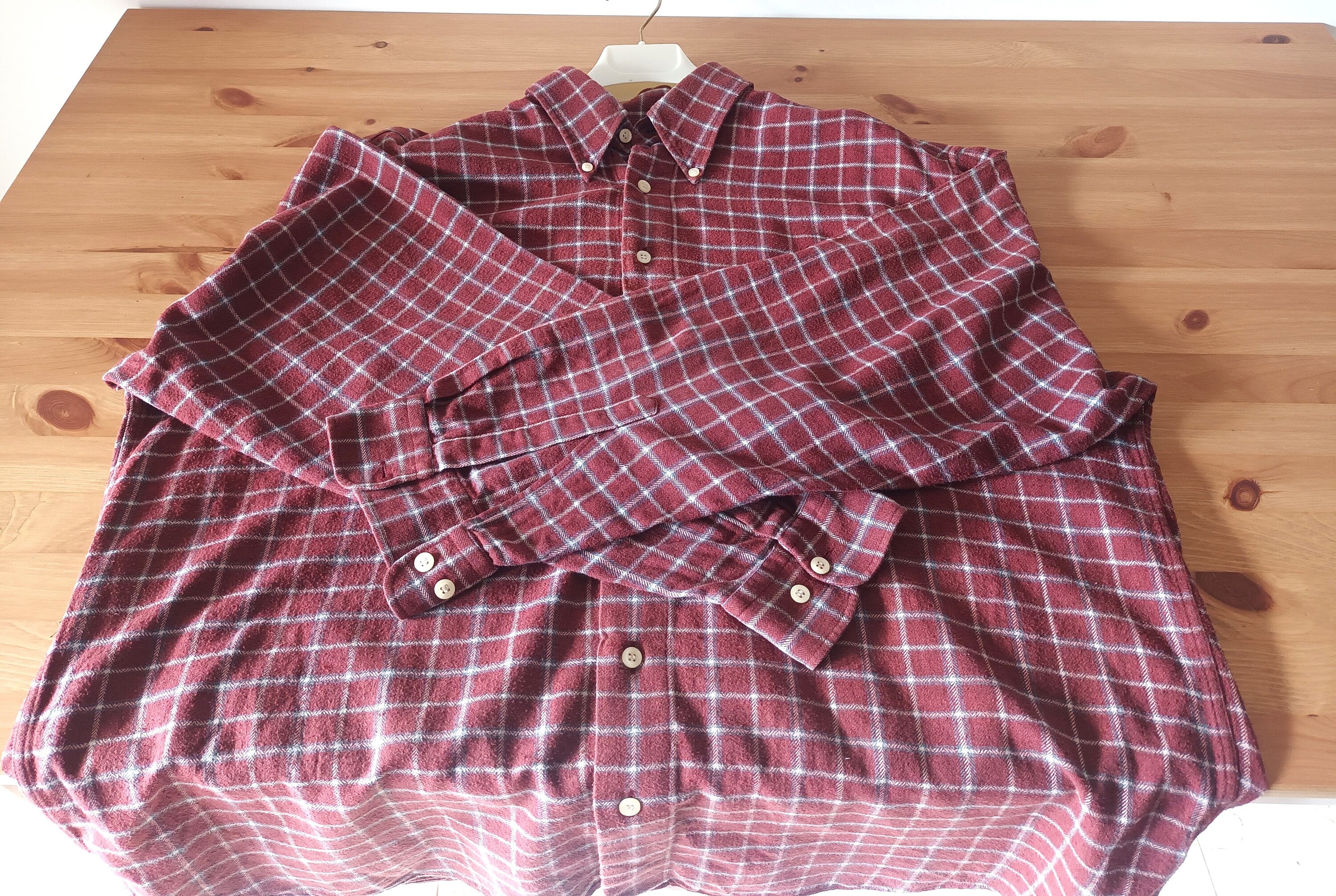 Cromoncent Camicia Uomo In Flanella Scozzese, Marrone, Taglia M – Morbida, Con Tasca E Polsini Abbottonati, Ideale Per L'Inverno - 2
