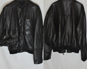 bmw vintage leather jacket