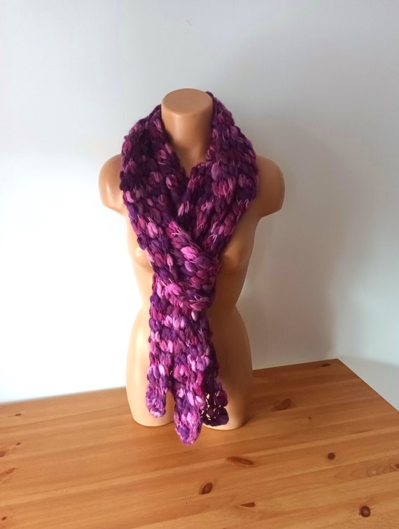 Maglia Oversize In Cashmere / Viola - Foto 10