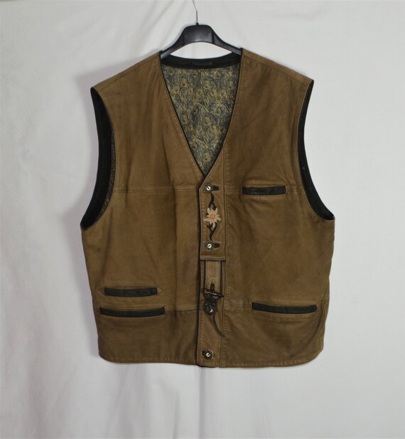 suede vest mens