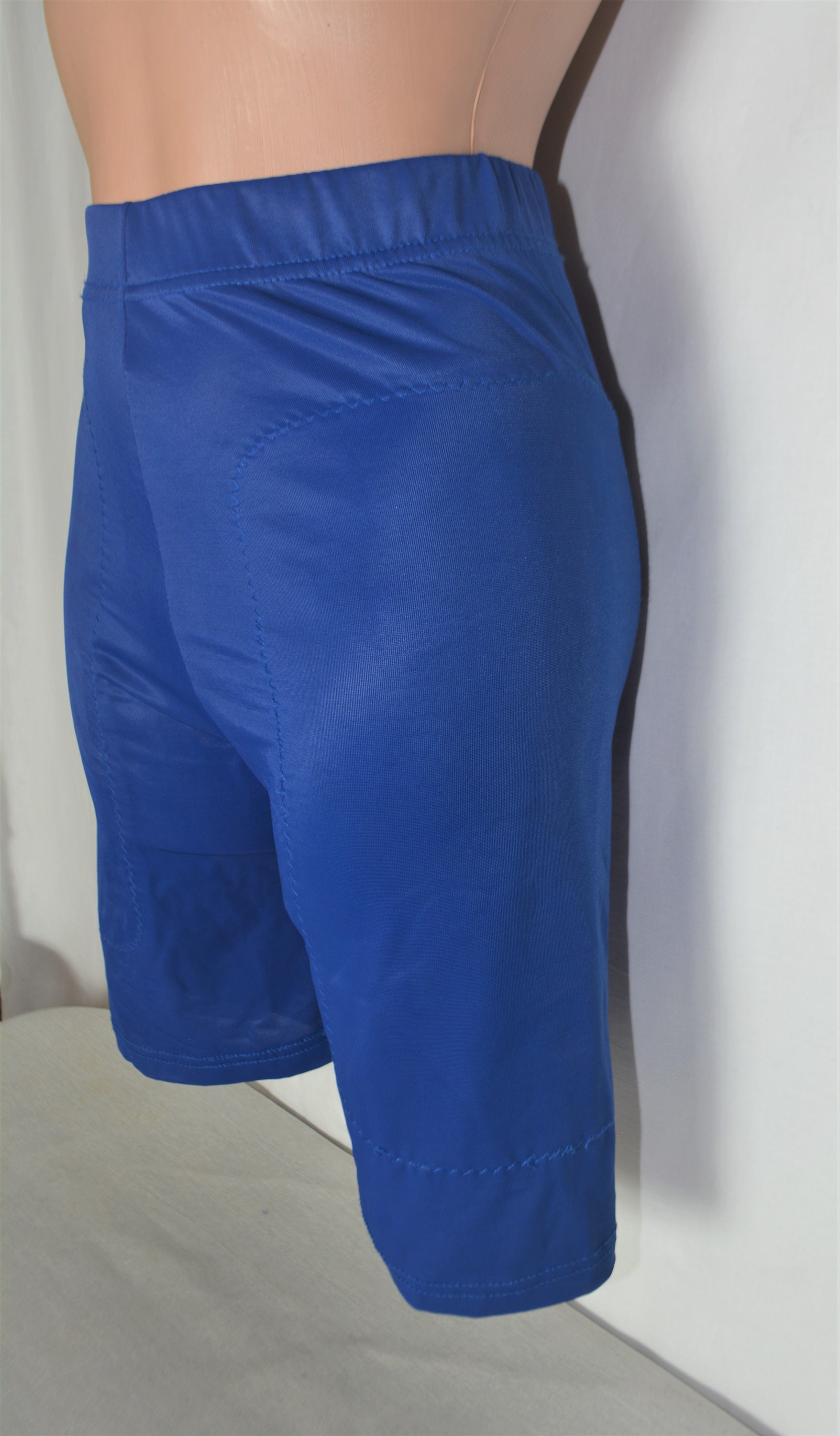 Womens or Teens Adams Sliding Compression Shorts Blue Size XS Made