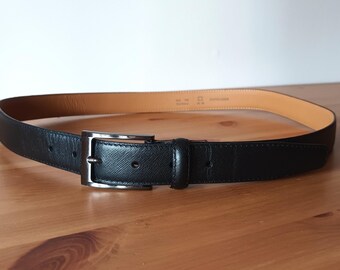 Vintage Levi's 501 Leather Belt Men's Black Levis Leather Belt