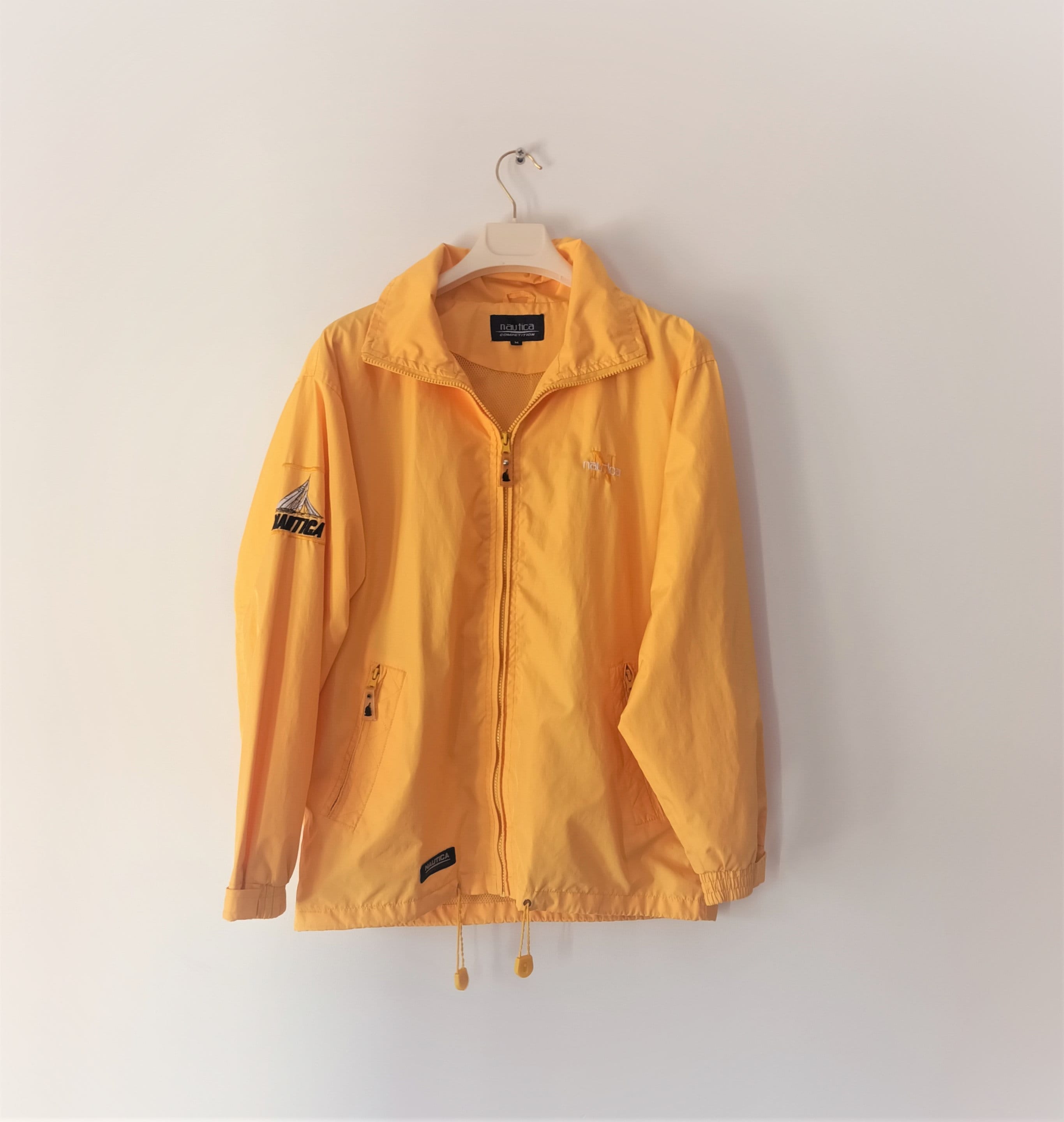 Backpackwheelieboyz Windbreaker with Fluo Yellow Embroidery