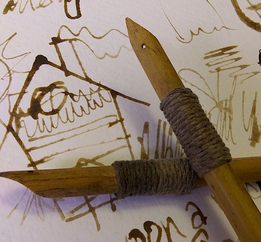 HANDCRAFTED REED PEN - perfect for scribes, scribbles, squishy love letters, manifestations, illustrations and more!