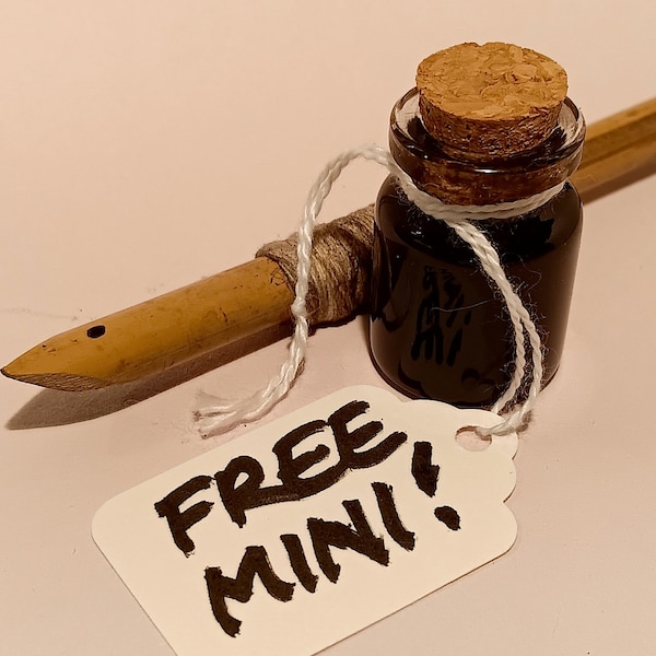 HANDCRAFTED Reed Dip Pen & FREE INK!