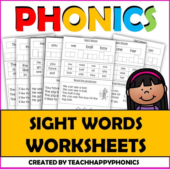 Sight Words Worksheet Short Reading Passage With Cvc Words Etsy Sight Words Worksheet Short Reading Passage With Cvc Words Etsy