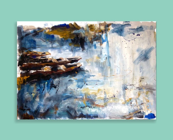 Acrylic Painting Afermath Limited Edition Giclee Print Fine Art