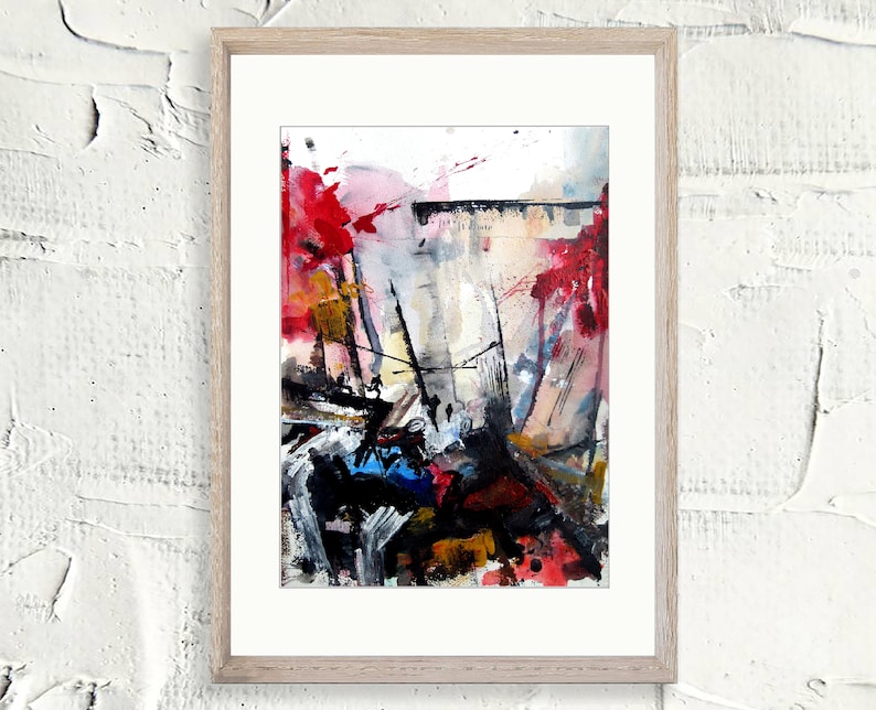 Acrylic Painting Afermath Limited Edition Giclee Print Fine Art