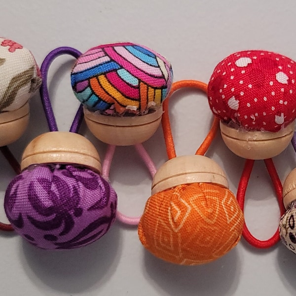 Pin Cushion Rings for quilting, hand sewing, embroidery, cross stitch