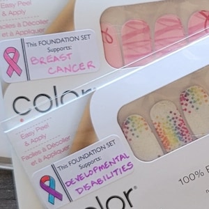 NEW Foundation Nail Strip Labels 1.75&quot; x .75&quot;