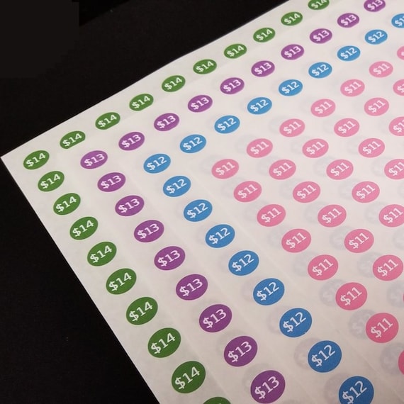 Color Street Pricing Stickers with B3G1 and B1G1