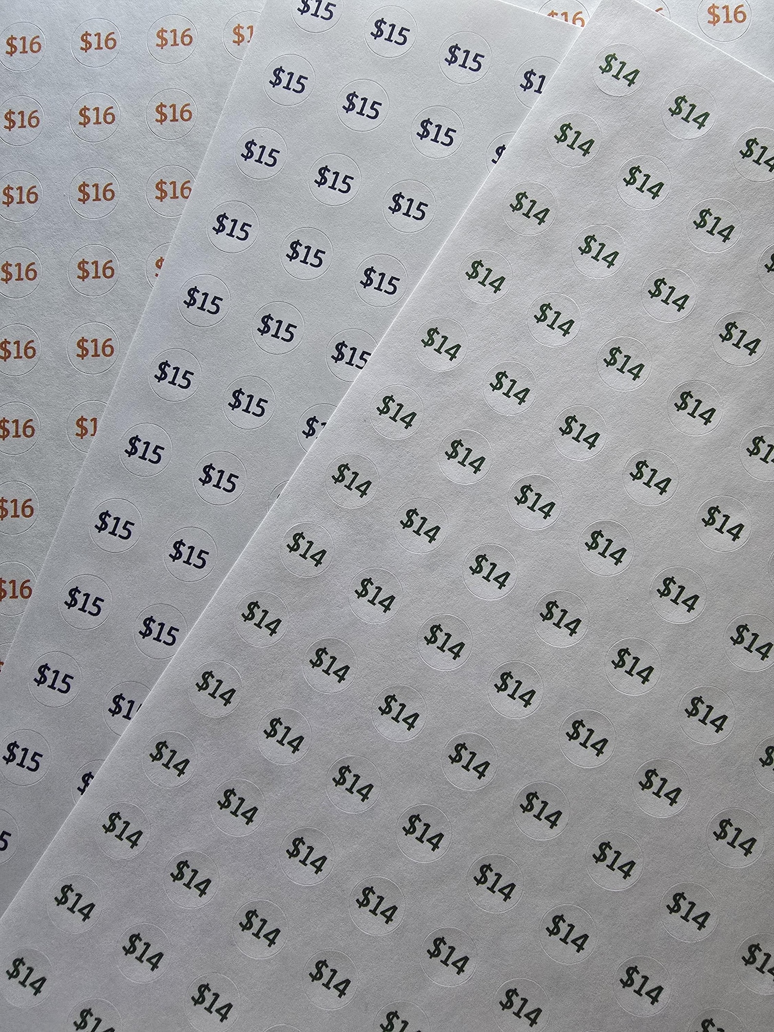 Color Street Price Stickers, Product Price Labels for Vendor Events and ...