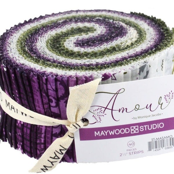 Amour by Monique Jacobs for Maywood Studio - Jelly Roll 2.5" - RARE