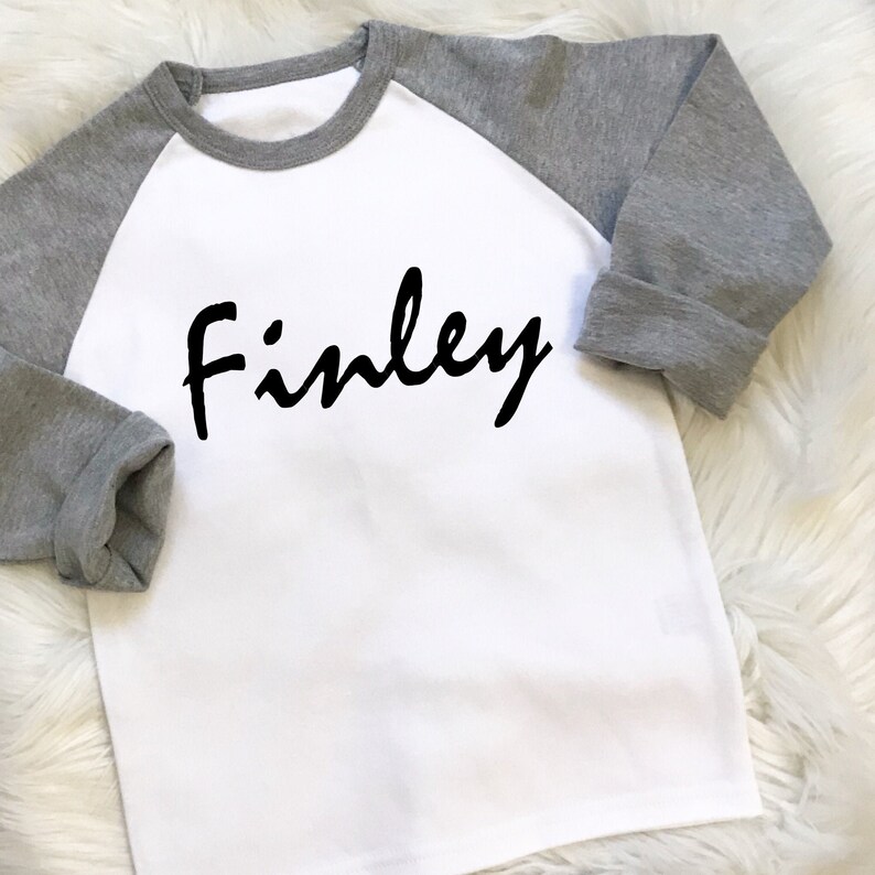 personalised baby tops