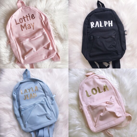 baby personalised backpack