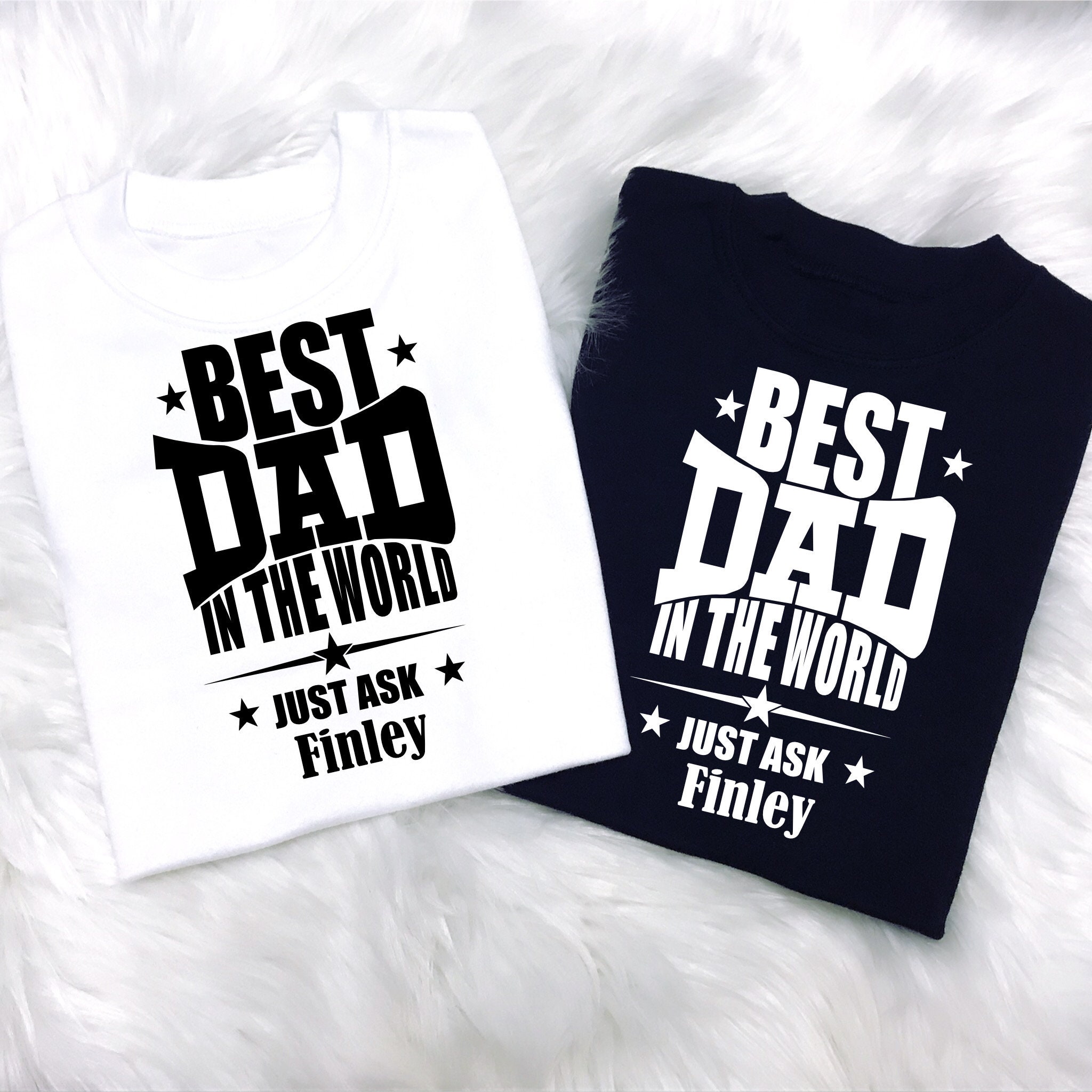 Image of Best Dad Tshirt, Personalised Gift For Dad, Gift, New Daddy, Daddy Tshirt