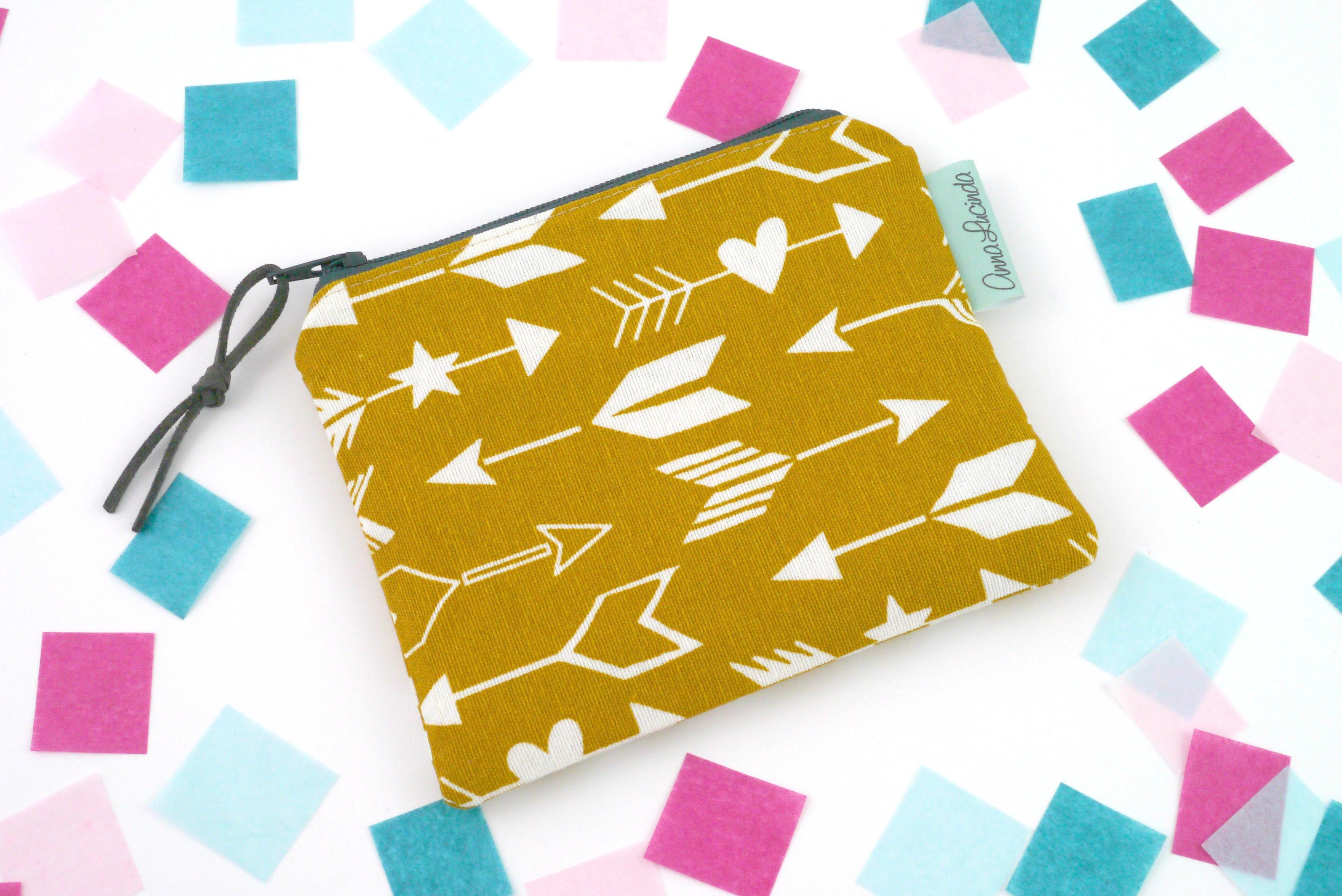 Bolso pequeño con cremallera bolsa de