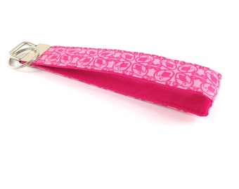 Adult wristlet for keys, Key chain, Fabric key fob