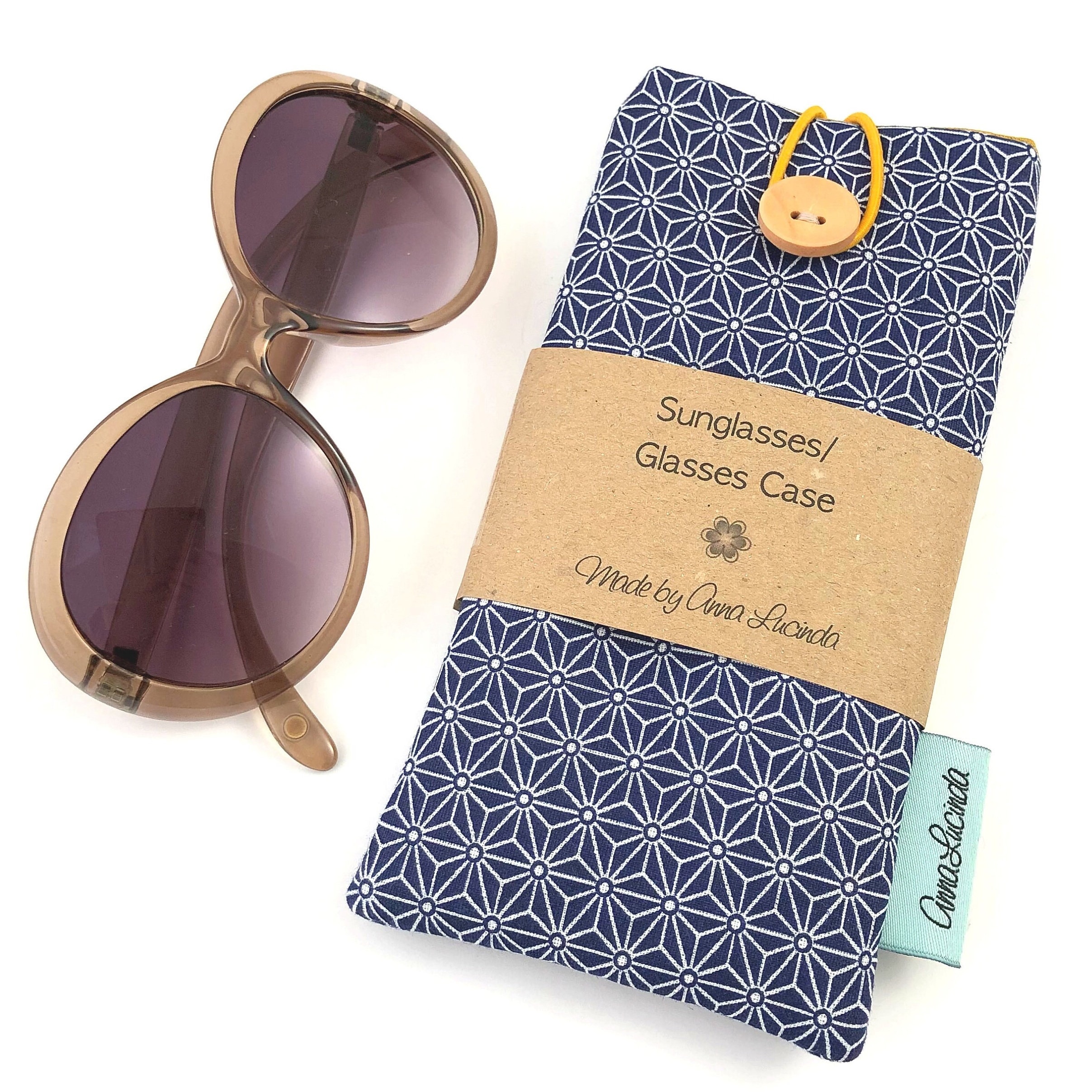 Lot De 2 étuis Rigides Transparents Pour Lunettes (de Soleil Ou Vue) - 14,8x5,5x3 Cm, Coussinet Doux - Protection Anti-rayures - 5