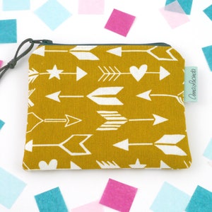 Bolso pequeño con cremallera, Monedero, Monedero de tela