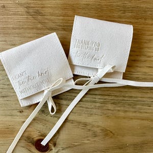 Schmuckverpackungsbeutel NUR, Tie the Knot Schmuckschatulle, Brautjungfer Vorschlag Box, Kostümbox, Geschenk für sie, Schmuckschatulle
