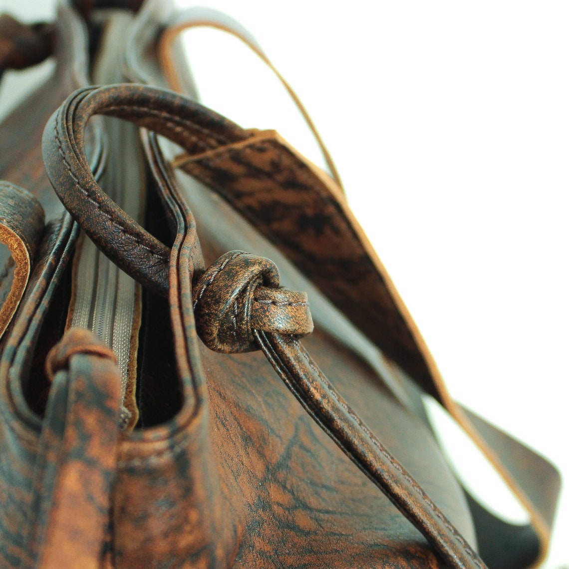 Autumn Large Leather Tote Brown Leather Tote Shoulder Bag Etsy