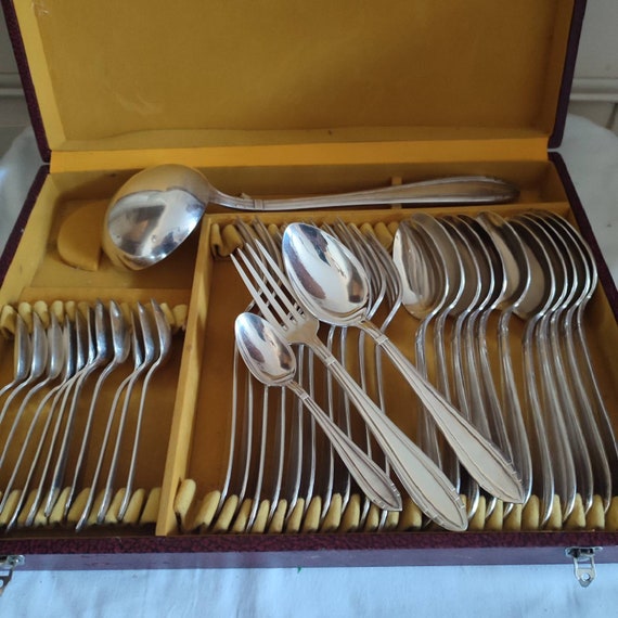 Liberty housework 36 pieces silver metal fifties