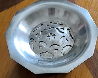 Coquillor Silver-Plated Metal Butter Dish/Butter Press