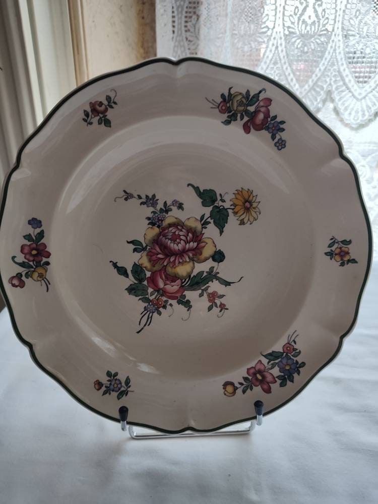 Villeroy & Boch Assiette Creuse Vieux Strasbourg Alt Strassburg Straßburg Faïence Vintage