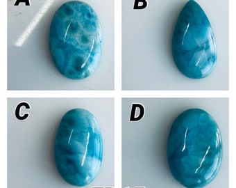 Top Quality Larimar Cabochon gemstone Natural Larimar gemstone for pendant Larimar semi precious loose gemstone Larimar stone 23 Cts D-7292