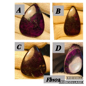 Purpurite Gemstone Mix Shape Purpurite Cabochon Natural Purple Stichtite  Gemstone For Jewelry Making Supply FB112