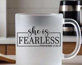 Inspirational Glass Mug | Drinkware for gifts