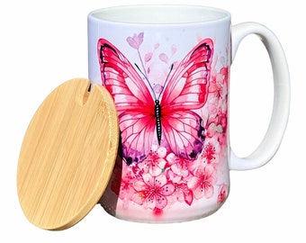 15 ounce Butterfly Mug