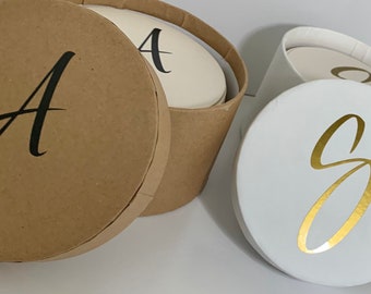 Personalized paper coasters