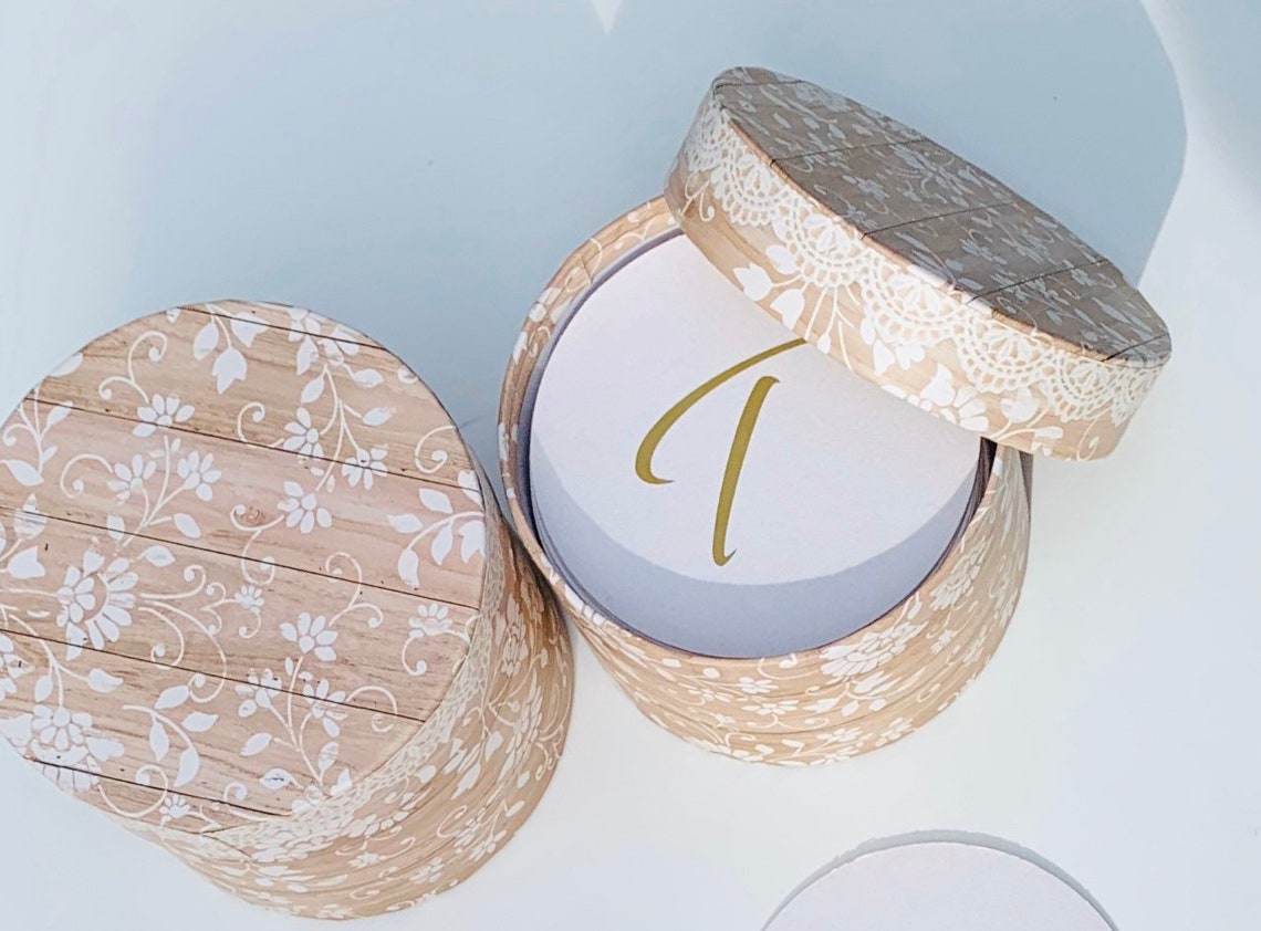 Personalized paper coasters Etsy