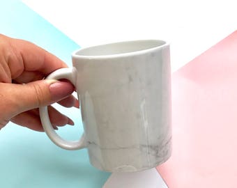 Embrace Elegance: Personalized Marble Mug - A Stylish Statement for Your Sips! Handcrafted Luxury in Every Sip - Unique and Yours!